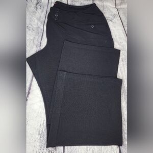 Joe benbasset black polyester spandex plus size 3X dress pants